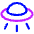 Ufo Icon from Plump Neon Set