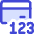 Credit Card 3 Digit Numbers Icon from Core Duo Set