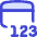 Credit Card 3 Digit Numbers Icon from Flex Duo Set