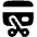 Credit Card Cut Icon from Plump Solid Set