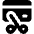 Credit Card Cut Icon from Core Solid Set
