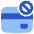 Credit Card Disable Icon from Plump Flat Set