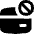 Credit Card Disable Icon from Flex Solid Set