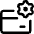 Credit Card Gear Settings Icon from Core Line Set