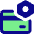Credit Card Gear Settings Nut Icon from Core Pop Set