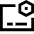Credit Card Gear Settings Nut Icon from Sharp Line Set