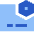 Credit Card Gear Settings Nut Icon from Sharp Flat Set
