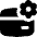 Credit Card Gear Settings Icon from Flex Solid Set