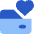 Credit Card Heart Favorite Icon from Core Flat Set
