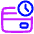 Credit Card History Icon from Plump Neon Set