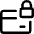 Credit Card Lock Icon from Core Line Set