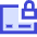 Credit Card Lock Icon from Sharp Duo Set
