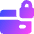 Credit Card Lock Icon from Core Gradient Set