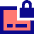 Credit Card Lock Icon from Sharp Pop Set