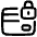Credit Card Lock Icon from Plump Line Set