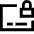 Credit Card Lock Icon from Sharp Line Set