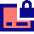 Credit Card Lock Icon from Sharp Pop Set