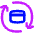 Credit Card Sync Reload Arrows Icon from Flex Neon Set