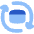 Credit Card Sync Reload Arrows Icon from Flex Flat Set