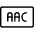 Audio Document Aac Icon from Ultimate Light Set