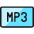 Audio Document Mp3 Icon from Ultimate Colors Set