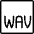 Audio Document Wav 1 Icon from Ultimate Light Set