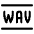 Audio Document Wav Icon from Streamline Regular 3.0 Set