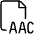 Audio File Aac Icon from Ultimate Light Set