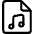 Audio File Icon from Ultimate Regular Set