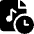 Audio File Clock Icon from Ultimate Bold Set