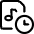 Audio File Clock Icon from Streamline Regular 3.0 Set