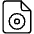 Audio File Disk Icon from Ultimate Light Set