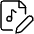 Audio File Edit Icon from Ultimate Light Set