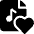 Audio File Heart Icon from Ultimate Bold Set
