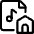 Audio File Home Icon from Ultimate Regular Set