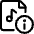 Audio File Information Icon from Ultimate Regular Set