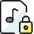 Audio File Lock Icon from Ultimate Colors Set