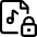 Audio File Lock Icon from Ultimate Regular Set