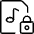 Audio File Lock Icon from Ultimate Light Set