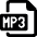 Audio File Mp 3 1 Icon from Ultimate Bold Set