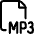 Audio File Mp 3 Icon from Ultimate Regular Set