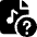 Audio File Question Icon from Ultimate Bold Set