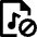 Audio File Restrict Icon from Nova Line Set