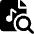 Audio File Search Icon from Ultimate Bold Set
