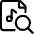 Audio File Search Icon from Ultimate Regular Set