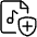Audio File Shield Icon from Ultimate Light Set