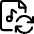 Audio File Sync Icon from Ultimate Regular Set