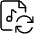 Audio File Sync Icon from Ultimate Light Set