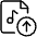 Audio File Upload Icon from Ultimate Light Set