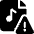 Audio File Warning Icon from Ultimate Bold Set